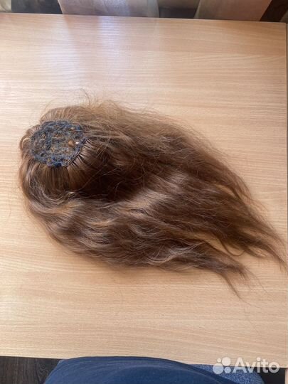 Шиньон из натуральных волос