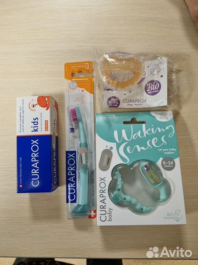 Curaprox Набор 1 или 2 био пустышек сосок 0, 1, 2