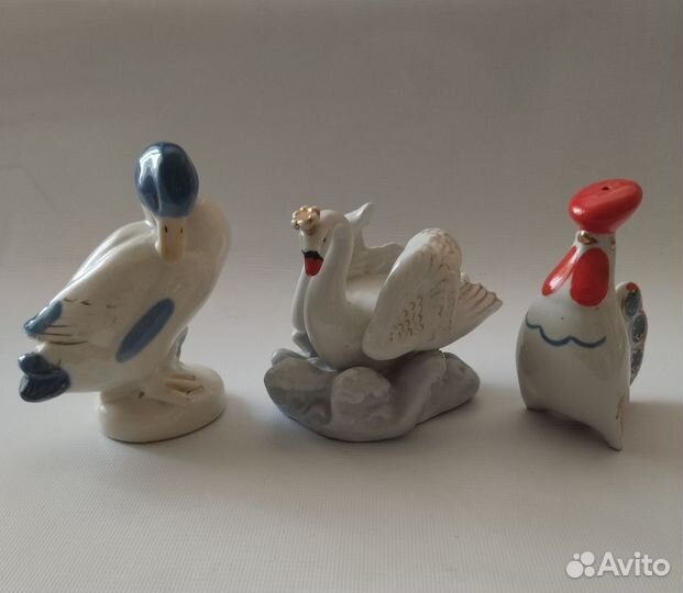 Статуэтки. Фарфор. Птицы. 50-70 годы
