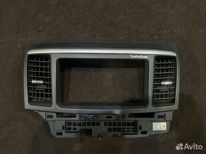Рамка магнитолы Mitsubishi lancer 10 рестайлинг