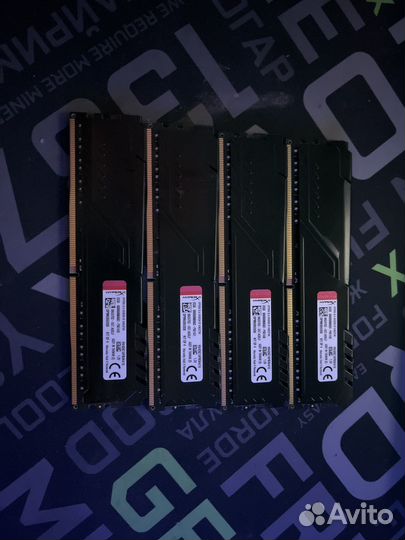 Hyperx fury black ddr4 16gb 2666