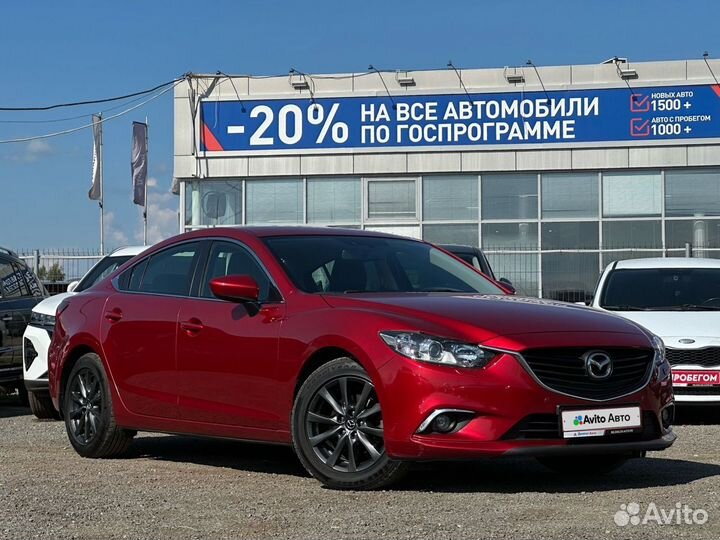 Mazda 6 2.0 AT, 2015, 99 300 км