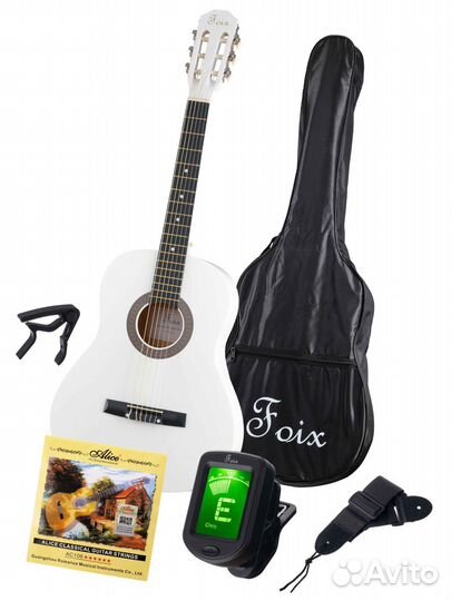 Классическая гитара 3/4 Foix FCG-2036CAP-WH-3/4