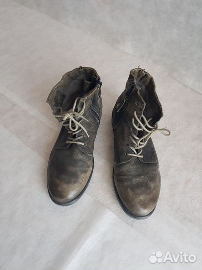 Petrolid (Англия) р40 ботинки муж/жен кожаные