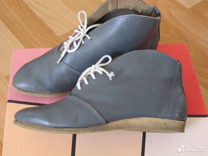 Полуботинки кожаные