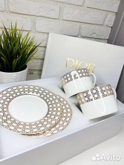 Чайный фарфоровый комплект dior