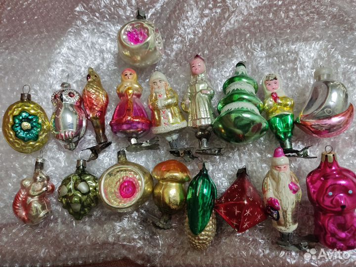 Елочные игрушки СССР, маски