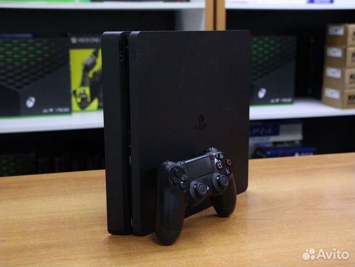 Sony Playstation 4 1Tb Slim Black (CUH-2008B) бу