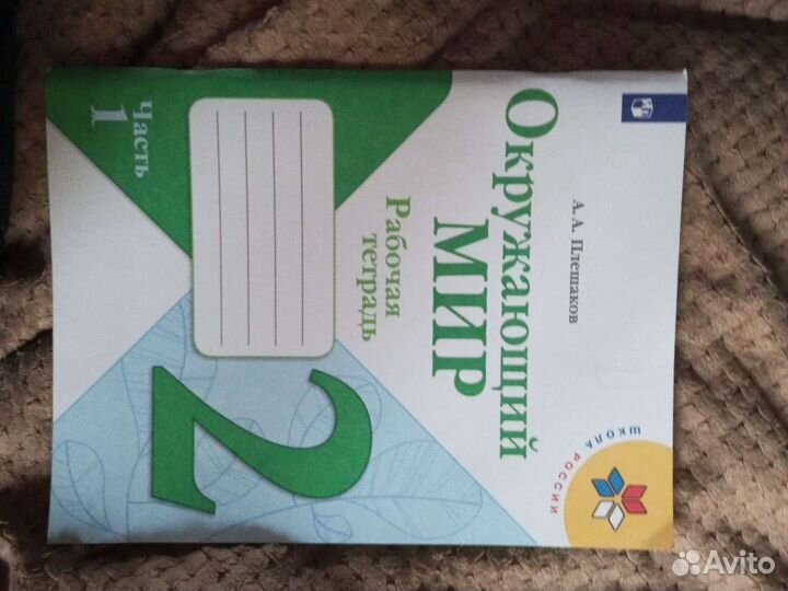 Рабочая тетрадь 2 класс окружающий мир 1 часть