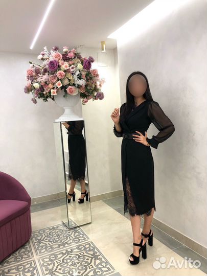 Платье женское черное