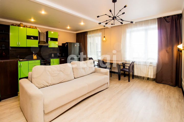 3-к. квартира, 74,1 м², 9/16 эт.