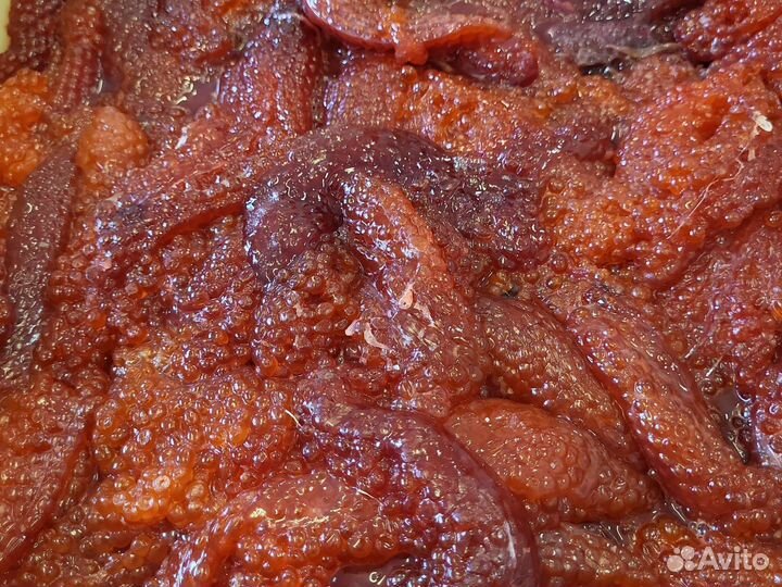 Икра лососевых свежая (ястык). (Горбуша)