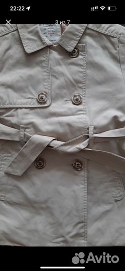 Плащ для девочки Zara 92