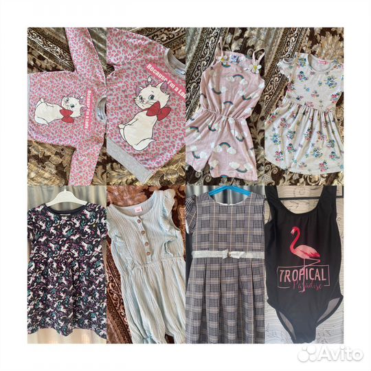 Одежда пакетом для девочки 110