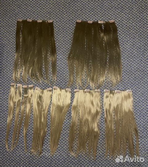 Волосы на заколках, клипсах, трессах