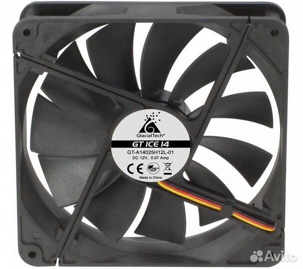 Вентилятор для корпуса GlacialTech GT ICE 14, черн