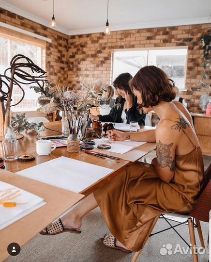 Живые групповые встречиАрт+мак терапияПсихология