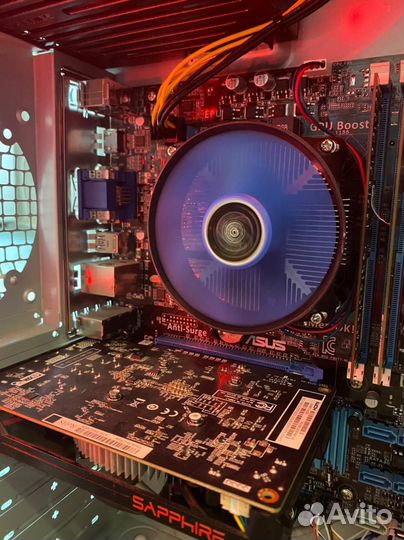 Игровой пк RX550 / i3 / SSD