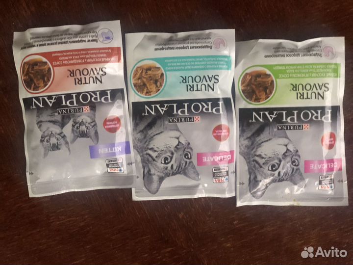 Влажный корм для кошек pro plan