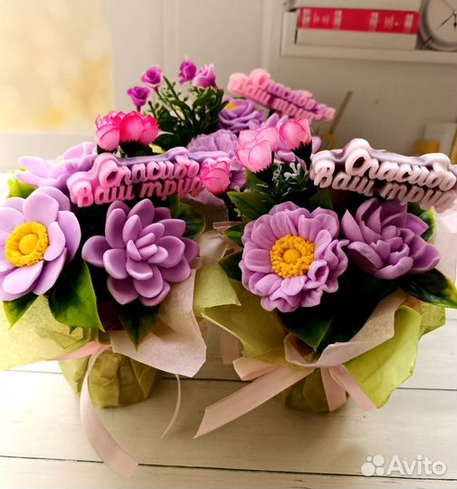 Букет из мыла