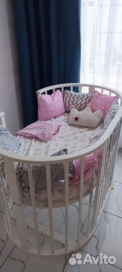 Детская кроватка трансформер 7 в 1