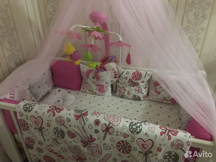 Бортики в кроватку