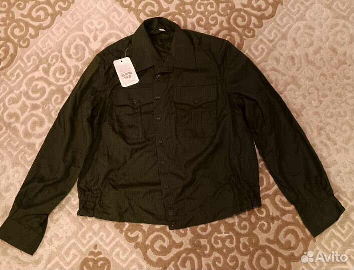 Офисная военная рубашка