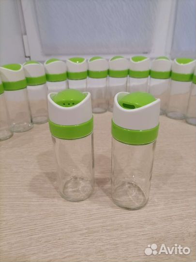 Стеклянные баночки для специй 80 мл