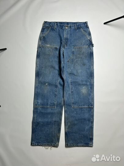 Джинсы carhartt double knee usa vintage