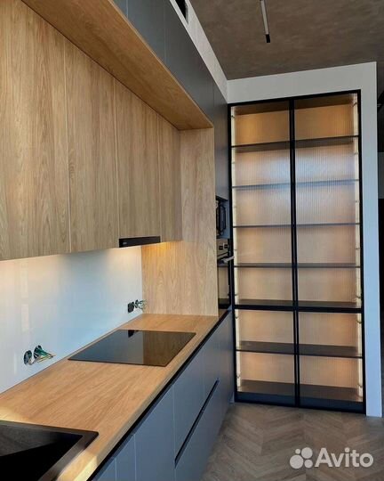 Кухонный гарнитур с барной стойкой на заказ