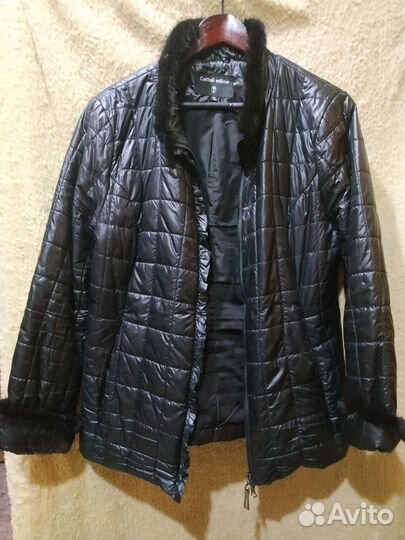 Куртка женская всесезонная с норкой