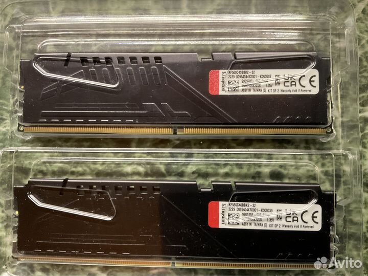 Kingston fury Beast Black KF560C40BBK2-32