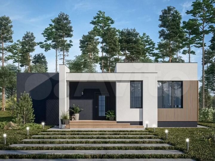 Коттедж 97 м² на участке 81 сот.