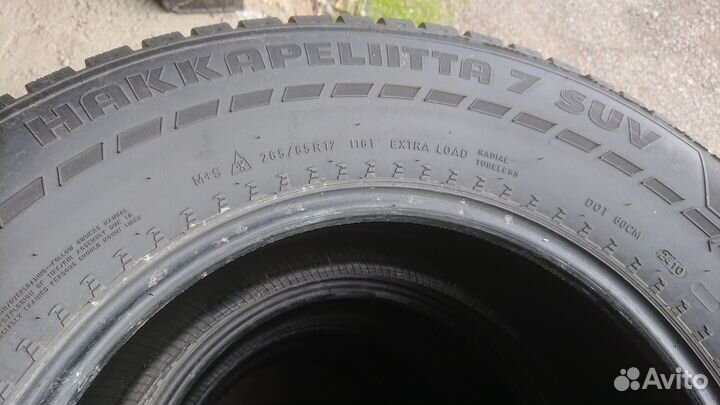 Шины зимние шипованные 265/65/R17 hakkapeliitta 7