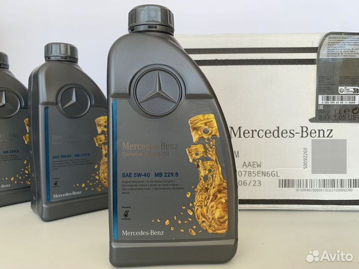 Оригинальное моторное масло Mercedes-Benz