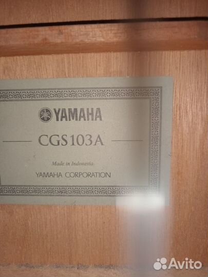 Гитара Yamaha CGS103A не Китай 3/4