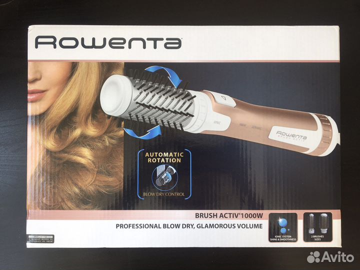 Фен щетка rowenta brush activ