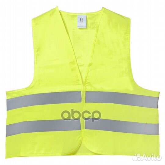Жилет светоотражающий взрослый, цвет желтый, ра