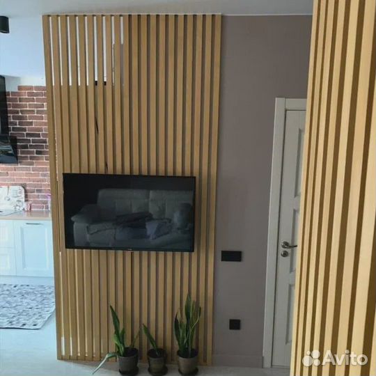 Декоративные реечные перегородки мдф 28 шт