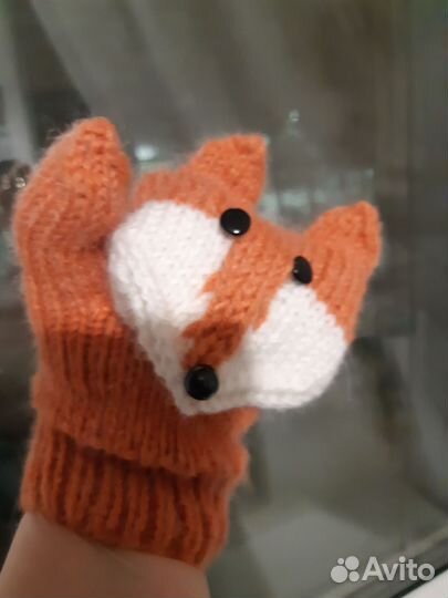 Варежки лисички
