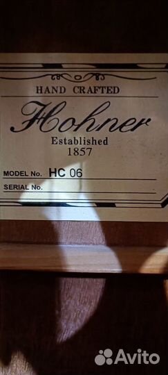 Гитара Hohner HC 06