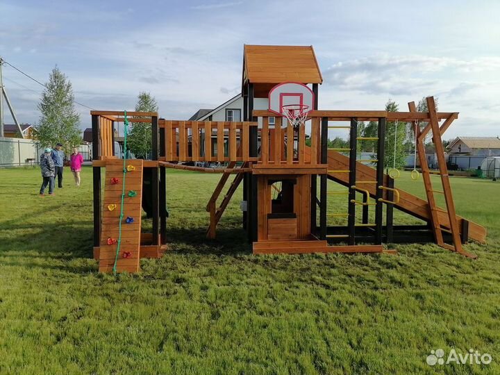 Игровые деревянные площадки