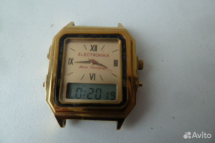 Часы электроника 59Б будильник хронограф СССР