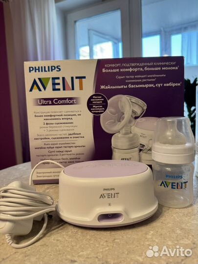 Молокоотсос avent электрический