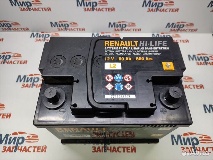 Аккумуляторная батарея Renault 7711821598 L3 70AH