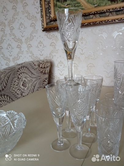 Фужеры, стаканы, рюмки СССР