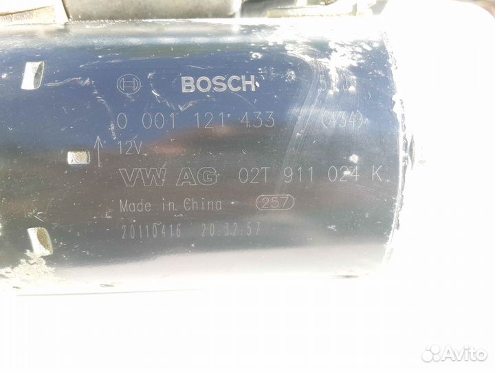 Стартер VW Polo Sedan