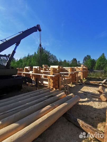 Срубы домов и бань