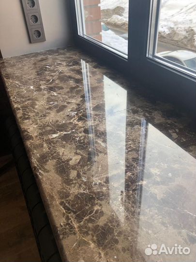 Остатки мрамора для подоконников