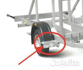 Кронштейн крепления крыла прицепа лодочного со ст